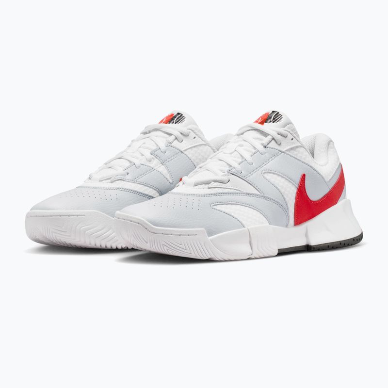 Buty męskie Nike Court Lite 4 white/pure platinum/light crimson 3