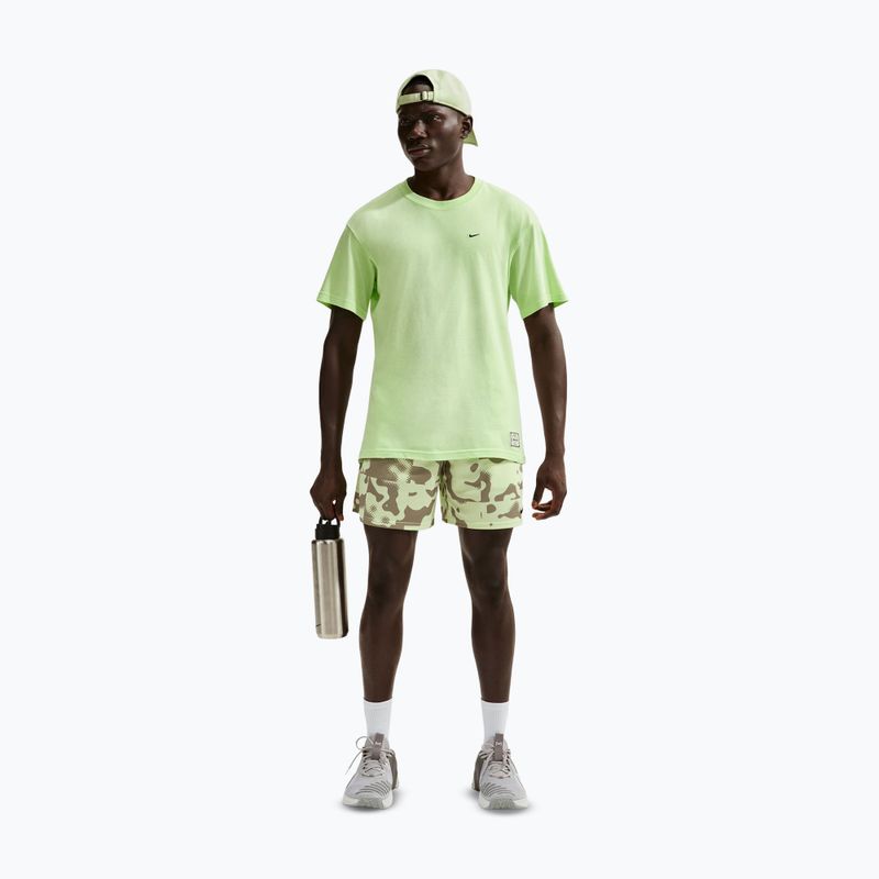 Koszulka treningowa męska Nike N.A.C light liquid lime 2