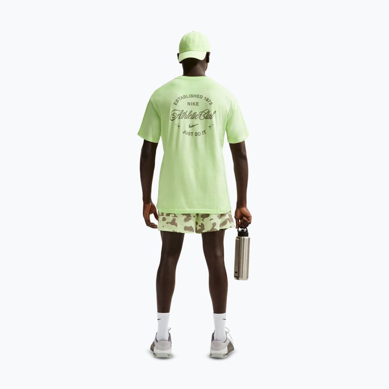 Koszulka treningowa męska Nike N.A.C light liquid lime 3