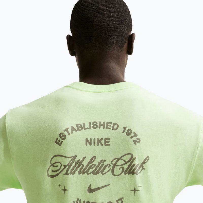 Koszulka treningowa męska Nike N.A.C light liquid lime 6