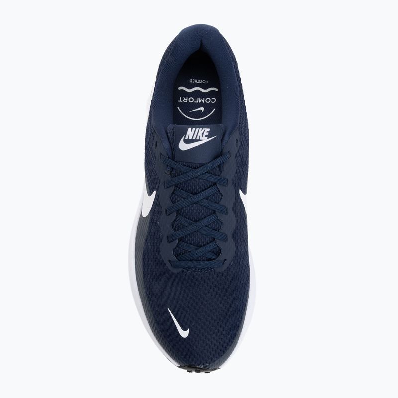 Buty do biegania męskie Nike Revolution 8 midnight navy/white/black/pure platinum 5