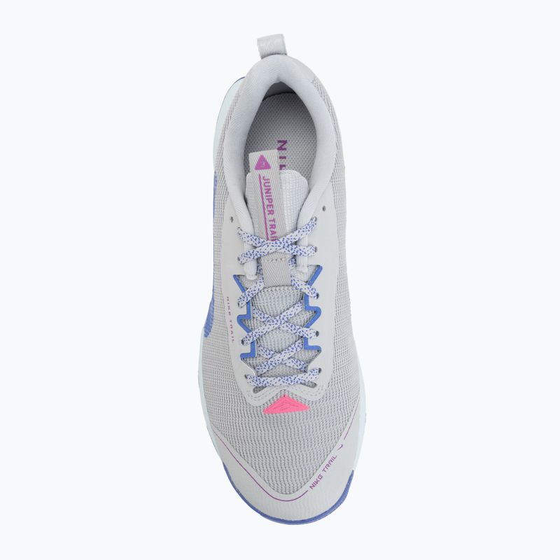 Buty do biegania damskie Nike Juniper Trail 3 grey fog/sapphire/glacier blue 5