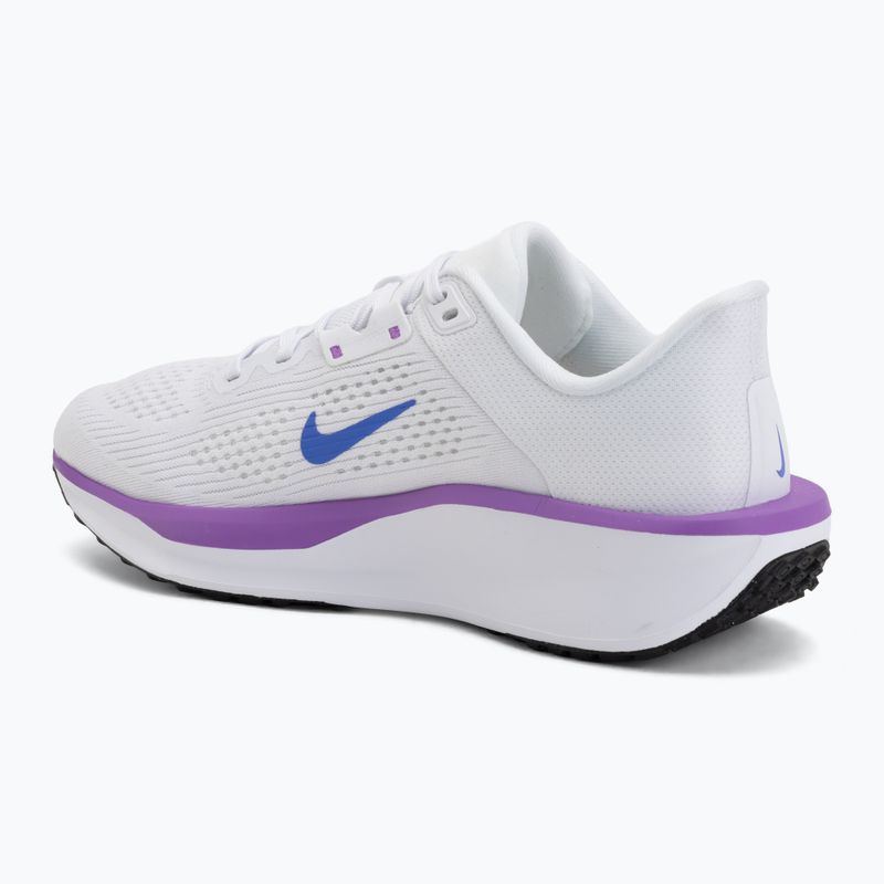 Buty do biegania damskie Nike Quest 6 white/black/bright violet/sapphire 3