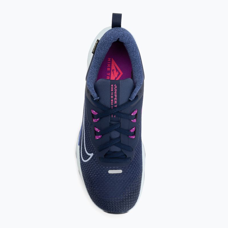 Buty do biegania damskie Nike Juniper Trail 2 GORE-TEX midnight navy/sapphire/glacier blue 5