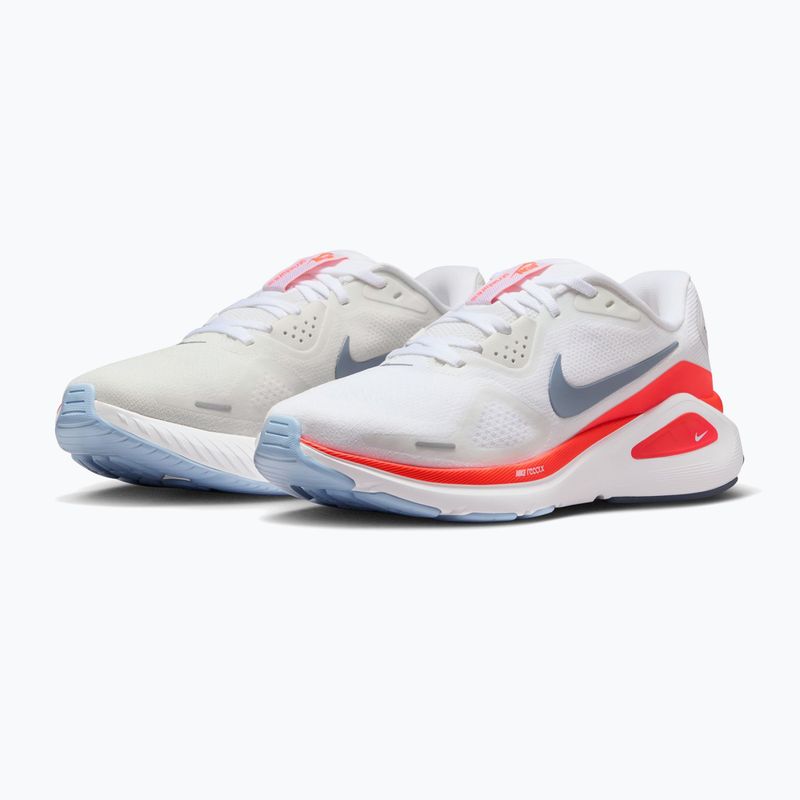 Buty do biegania damskie Nike Structure 26 white/hot lava/hydrogen blue/ashen slate 3