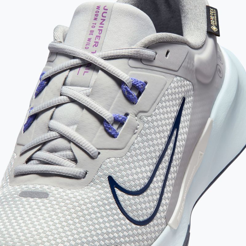 Buty do biegania męskie Nike Juniper Trail 2 GORE-TEX grey fog/sapphire/midnight navy 8