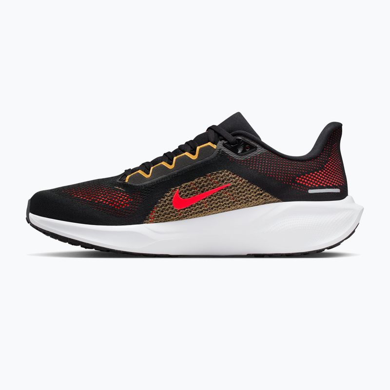 Buty do biegania męskie Nike Pegasus 41 black/topaz gold/bright crimson 2
