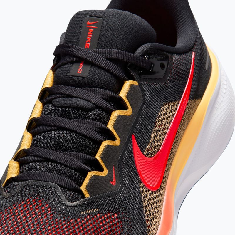 Buty do biegania męskie Nike Pegasus 41 black/topaz gold/bright crimson 8