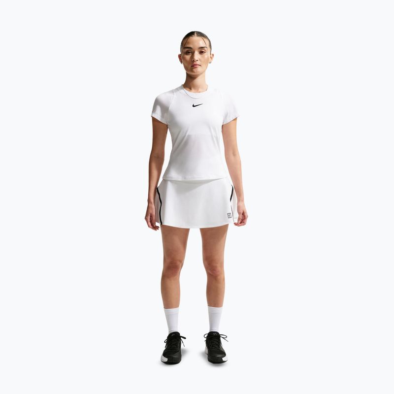 Spódnica tenisowa Nike Court Advantage Dri-Fit High Waisted white/black 2