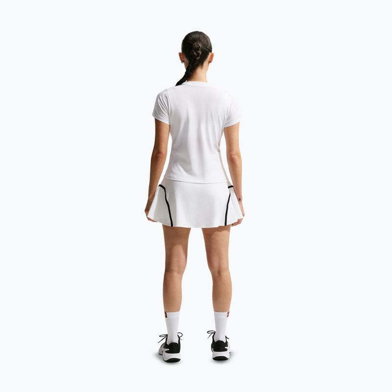 Spódnica tenisowa Nike Court Advantage Dri-Fit High Waisted white/black 3