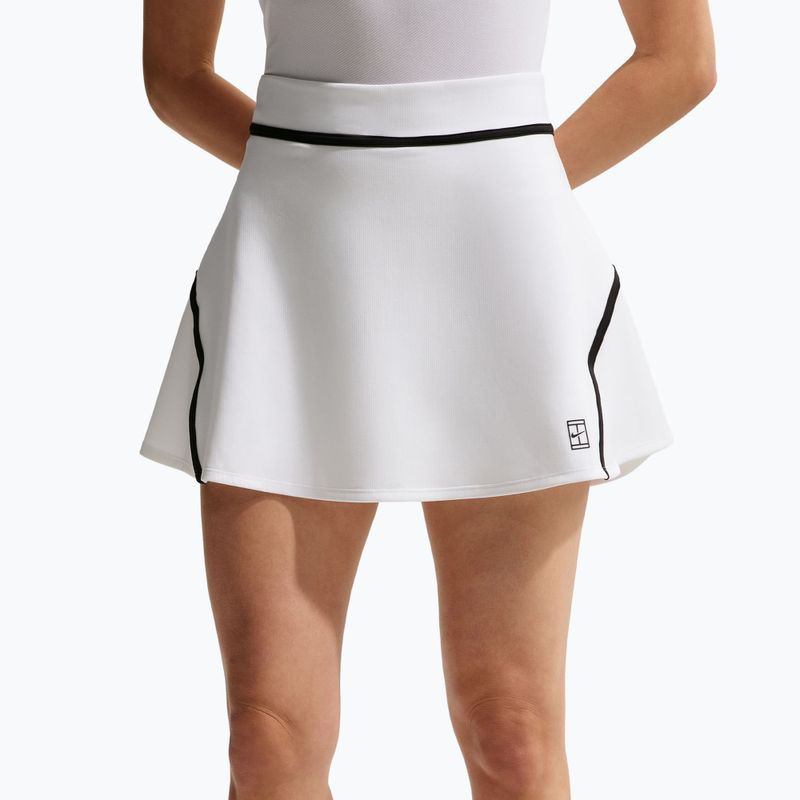 Spódnica tenisowa Nike Court Advantage Dri-Fit High Waisted white/black 5