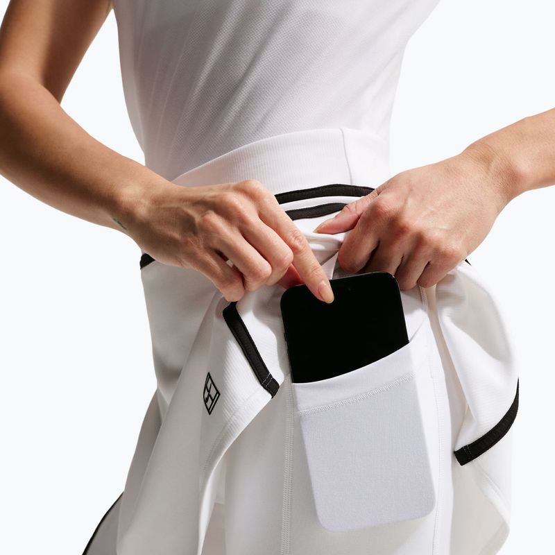 Spódnica tenisowa Nike Court Advantage Dri-Fit High Waisted white/black 7