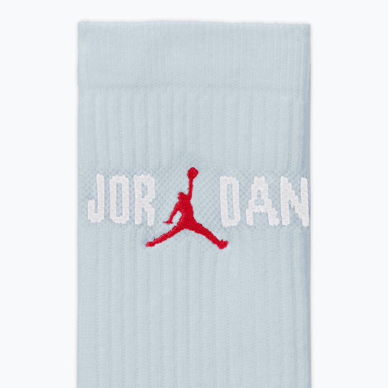 Skarpety Jordan Everyday Crew 1 para aura/white/university red 4