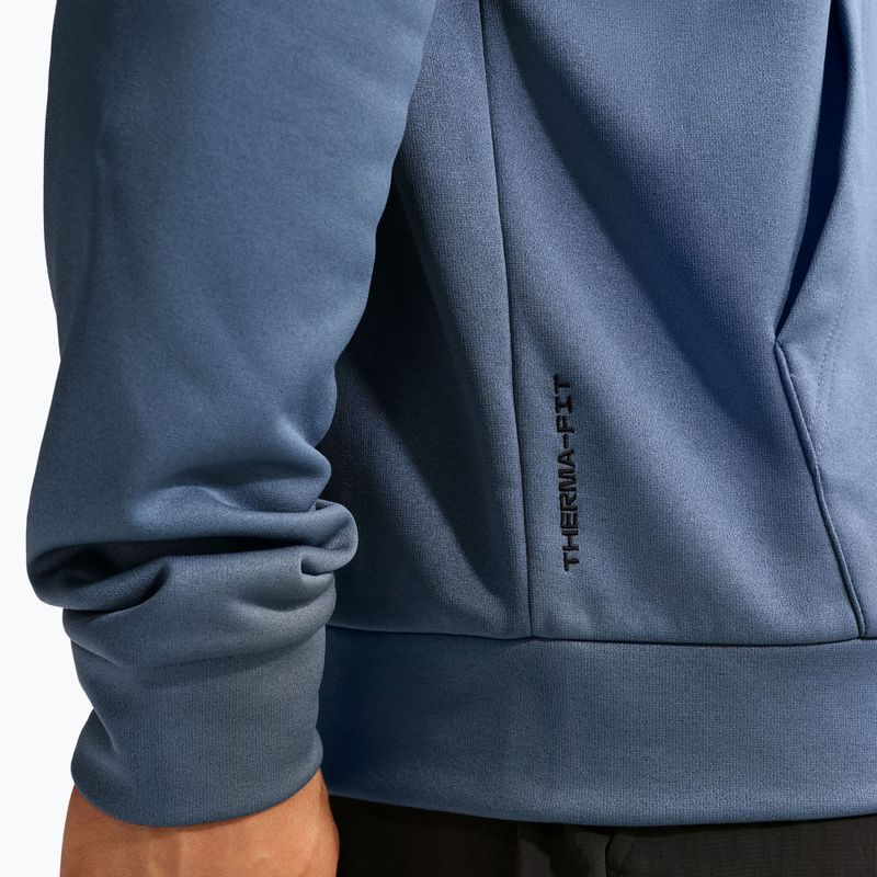 Bluza treningowa męska Nike Therma Fit Full-Zip diffused blue/diffused blue/black 5