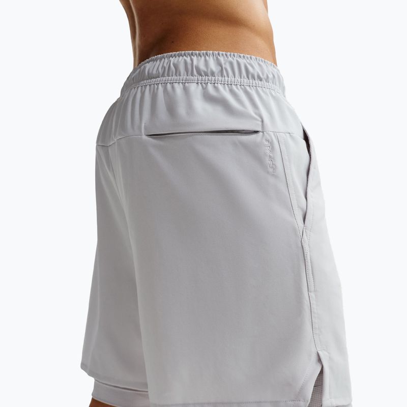 Spodenki męskie Nike Unlimited 2in1 Dri-Fit 7" grey fog/grey fog/black/grey fog 6