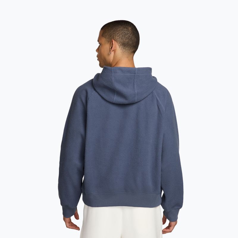 Bluza treningowa męska Nike Athletic Club Dri-Fit Hoodie diffused blue/diffused blue 2