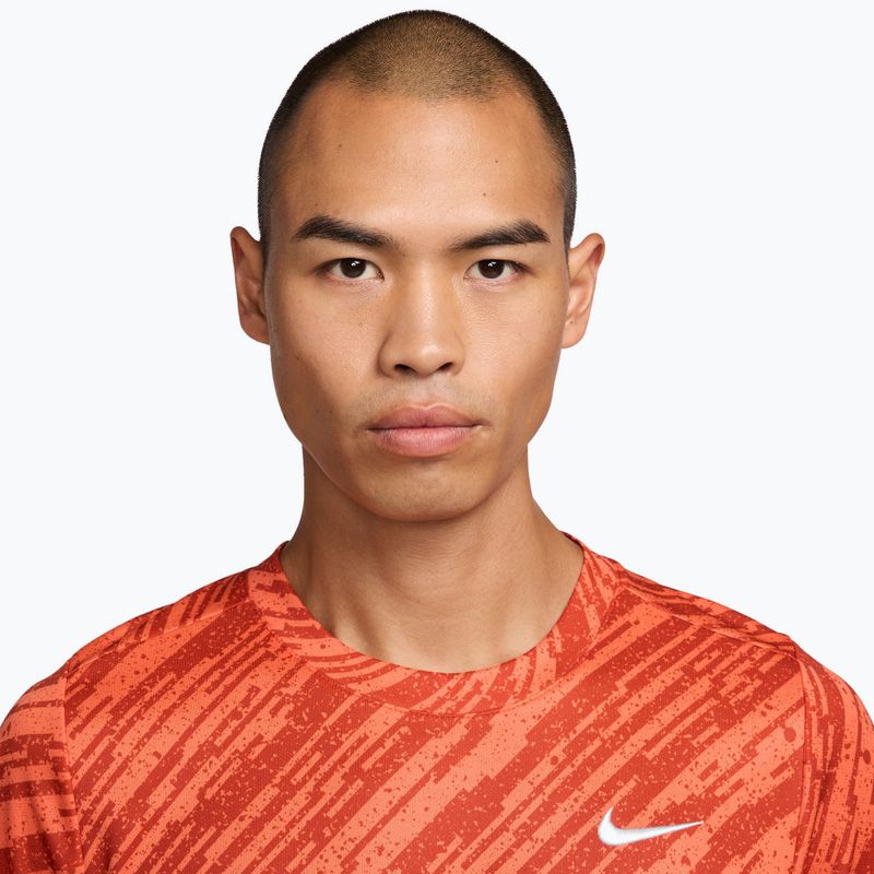 Koszulka tenisowa męska Nike Court Dri-Fit Victory Print turf orange/white 3