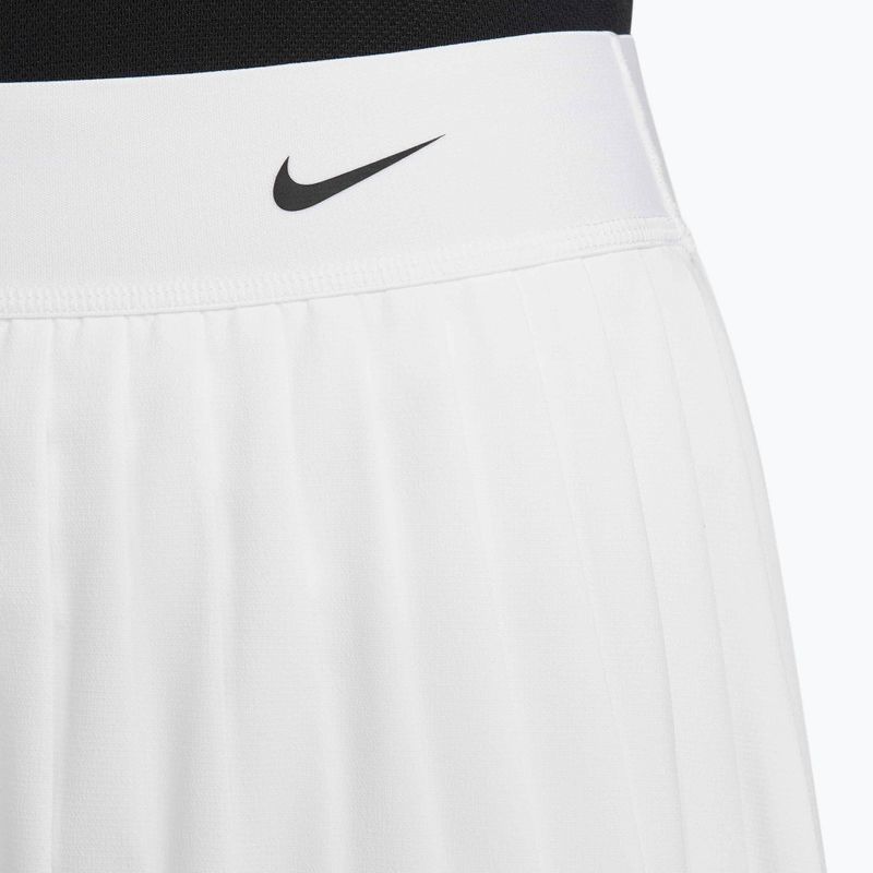 Spódnica tenisowa Nike Victory Dri-Fit High-Waisted Pleated white/black 4