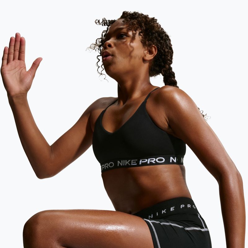 Biustonosz dziewczęcy Nike Pro Indy black 6