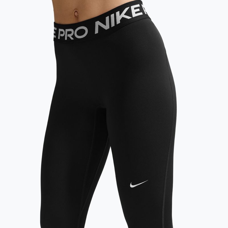 Legginsy damskie Nike Pro Mid-Rise Full black/white 5