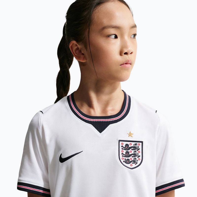 Koszulka piłkarska dziecięca Nike England 2026 Stadium Home white/speed red/obsidian/obsidian 7