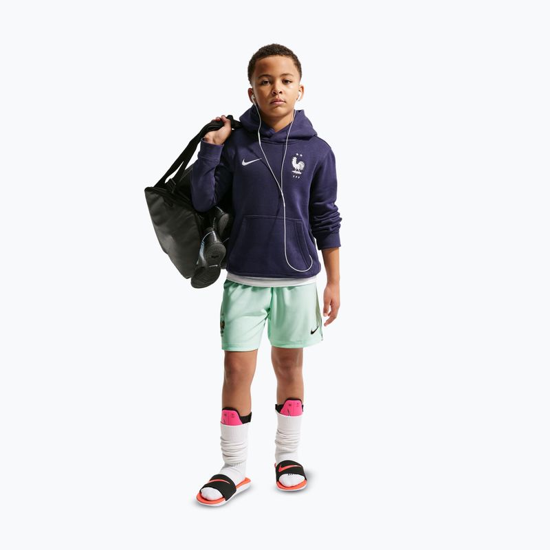 Spodenki piłkarskie dziecięce Nike FFF 2026 Stadium Away igloo/monarch/monarch 2