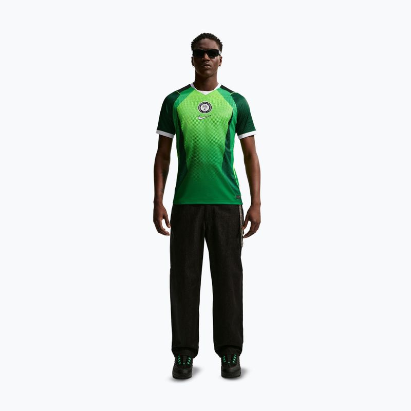 Koszulka piłkarska męska Nike Nigeria 2026 Stadium Home pine green/electric green/white 2