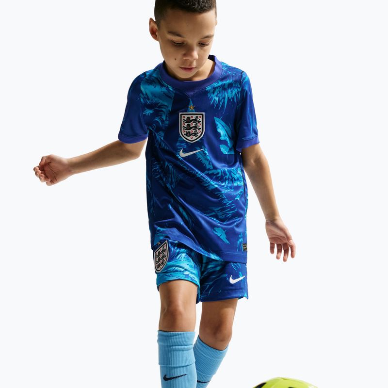 Spodenki piłkarskie dziecięce Nike England 2026/27 Stadium Goalkeeper astronomy blue/black/white 7