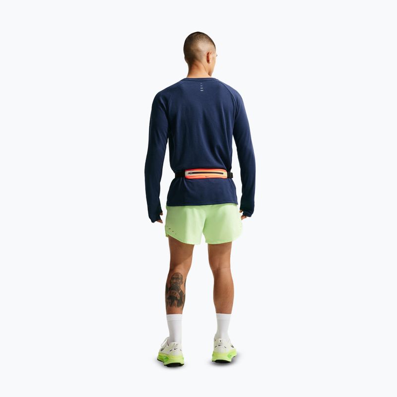 Longsleeve do biegania meski Nike Stride Dri-Fit Waffle Crew midnight navy 3
