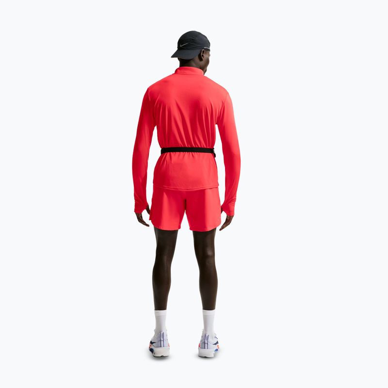 Bluza do biegania męska Nike Pacer Dri-Fit 1/2 Zip light crimson 3