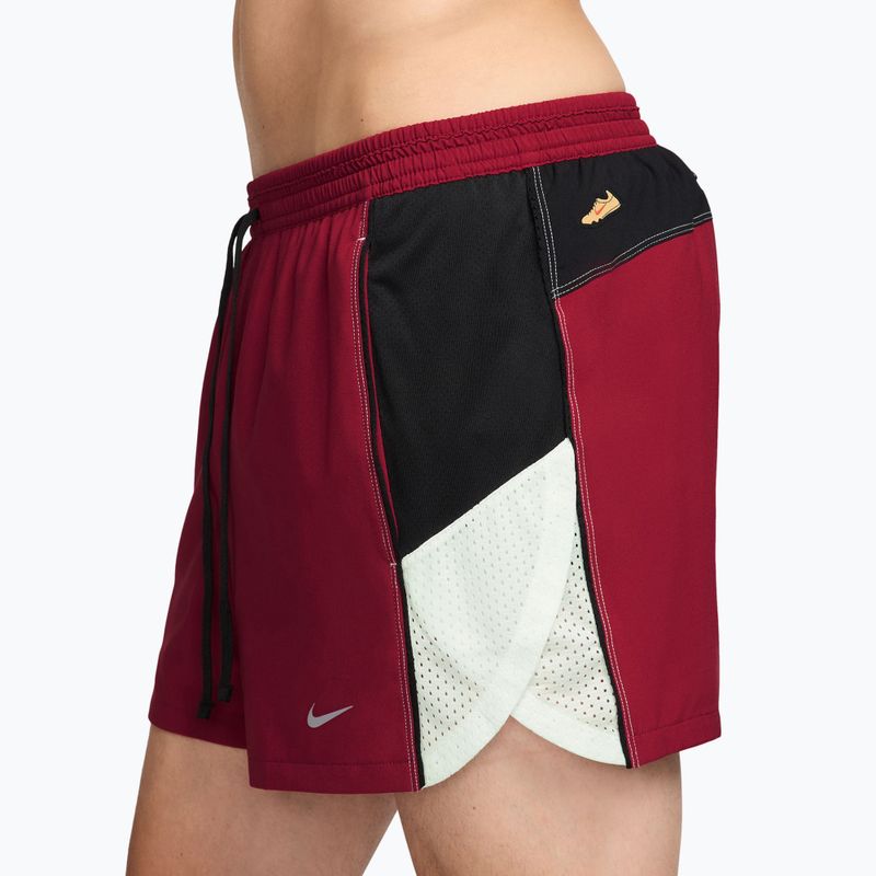 Spodenki do biegania męskie Nike Retro Dri-Fit Brief-Lined 4" team crimson/black 3