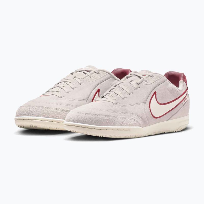 Buty piłkarskie męskie Nike Tiempo Streetgato Prm moon particle/team red/chalk 3