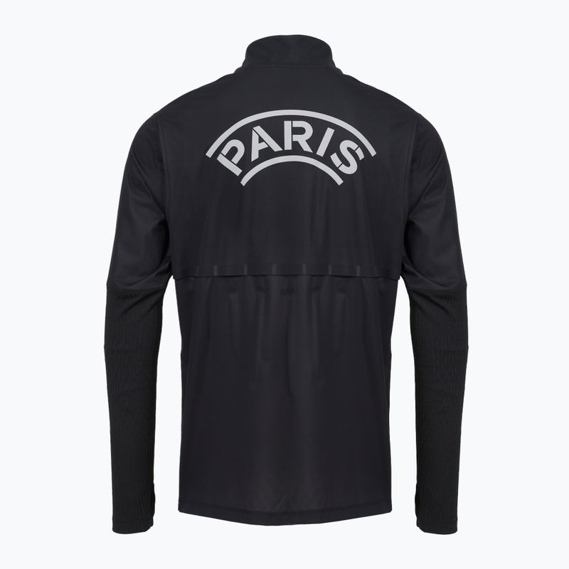 Longsleeve piłkarski męski Nike Paris Saint-Germain Strike Elite SE Aerogami Shell Top black/black/atmosphere grey 10