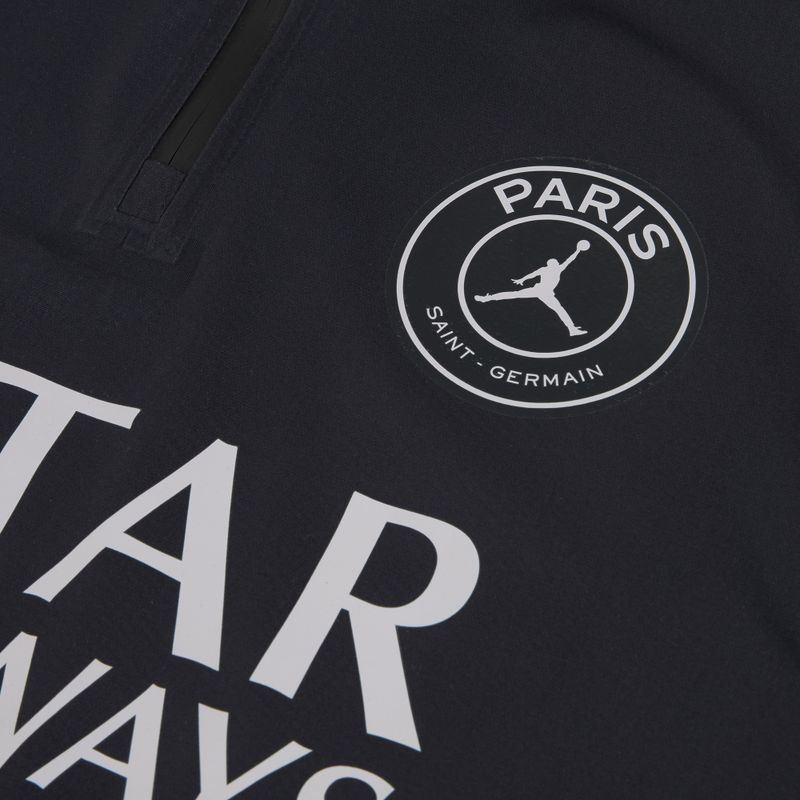 Longsleeve piłkarski męski Nike Paris Saint-Germain Strike Elite SE Aerogami Shell Top black/black/atmosphere grey 11