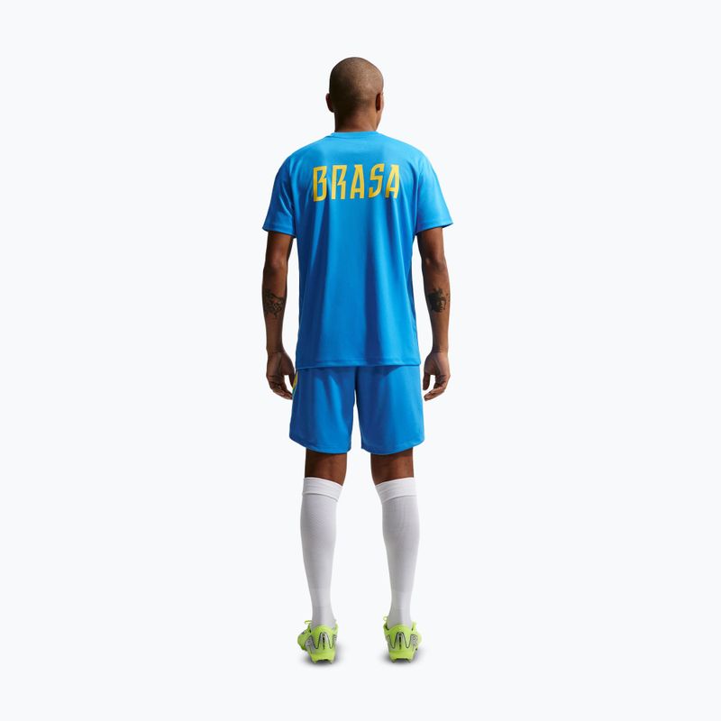 Spodenki piłkarkie męskie Nike Brazil 2026 Stadium Home lt photo blue/light menta/white 3