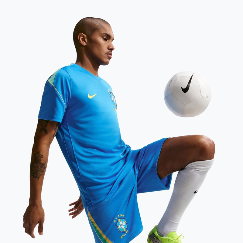 Spodenki piłkarkie męskie Nike Brazil 2026 Stadium Home lt photo blue/light menta/white 4