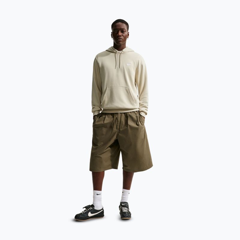 Bluza męska Nike Club French Terry Pullover Hoodie light khaki/light khaki/white 2