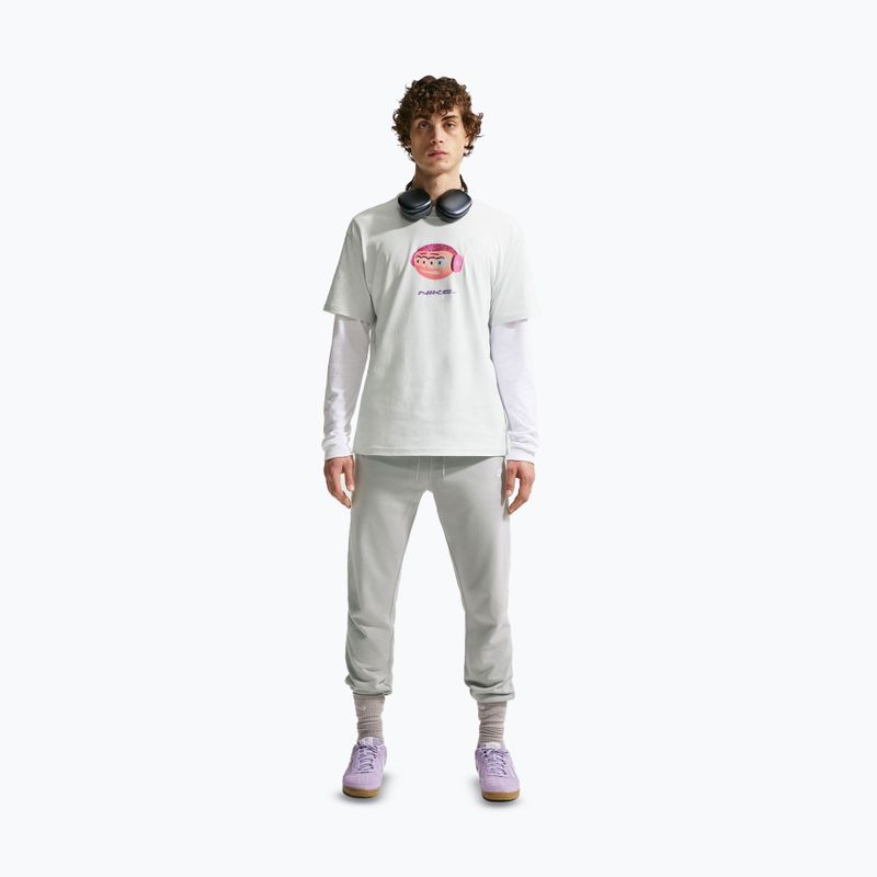 Spodnie męskie Nike Club French Terry Joggers light smoke grey/light smoke grey/white 2