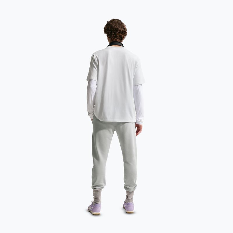 Spodnie męskie Nike Club French Terry Joggers light smoke grey/light smoke grey/white 3