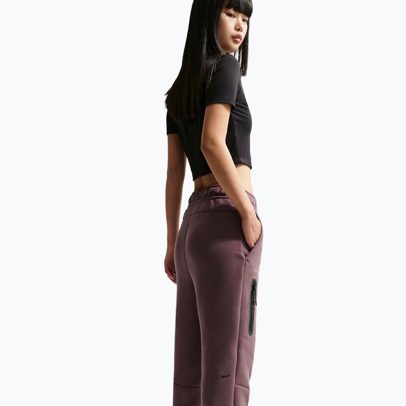 Spodnie damskie Nike Sportswear Tech Fleece Mid-Rise tattoo/black 3