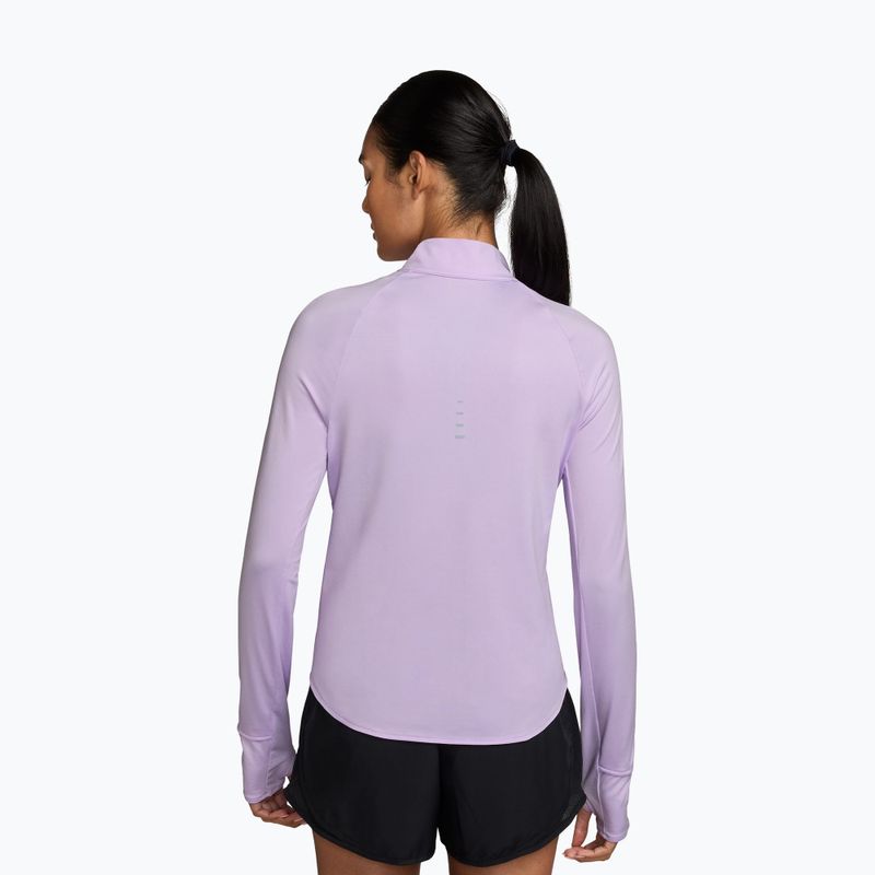 Bluza do biegania damska Nike Swift Dri-Fit UV 1/4-Zip violet mist 2