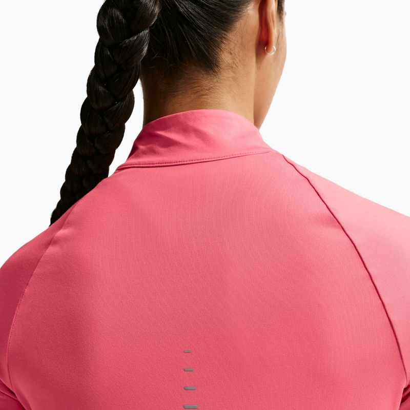 Bluza do biegania damska Nike Swift Dri-Fit UV 1/4-Zip sea coral 5