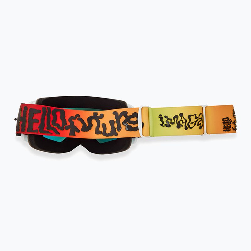 Gogle rowerowe Fox Racing Main Hello Future white/yellow/mirror 2