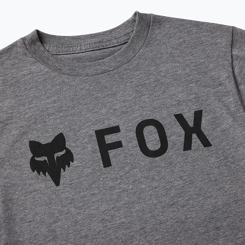 Koszulka dziecięca Fox Racing Absolute Jr heather dark grey 3