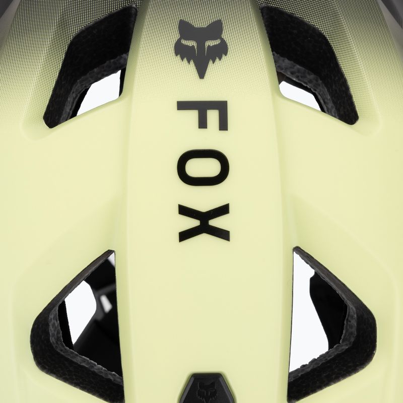 Kask rowerowy Fox Racing Speedframe Pro Backfade lime 7