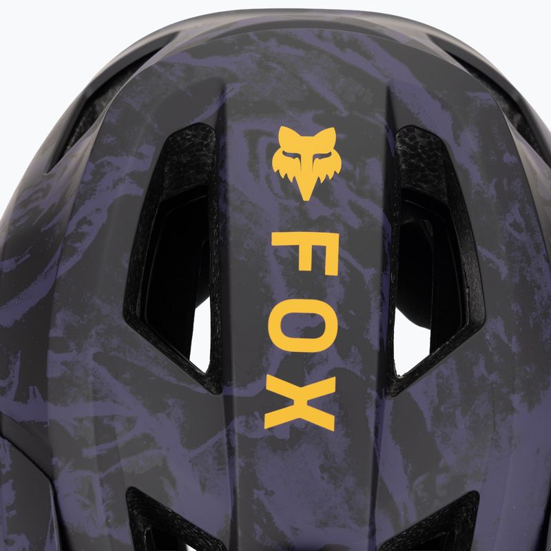Kask rowerowy Fox Racing Rampage Img Print plum 7