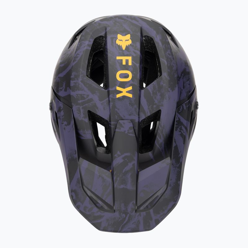Kask rowerowy dziecięcy Fox Racing Rampage Image Print Jr plum 6