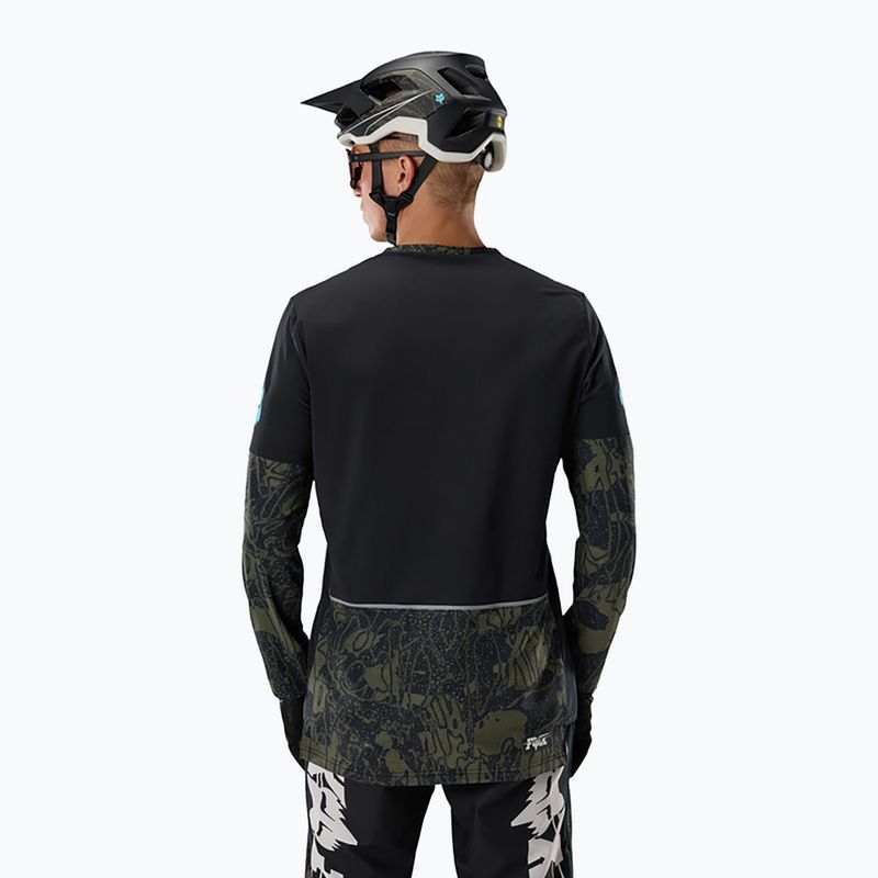 Longsleeve rowerowy męski Fox Racing Defend Thermal Lunar black 2
