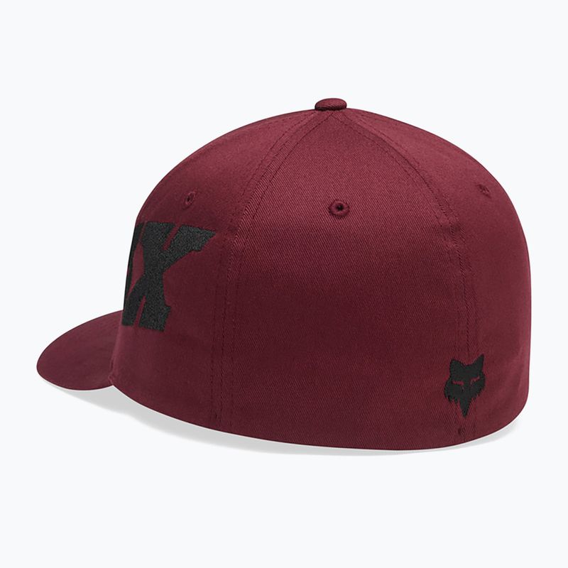 Czapka z daszkiem męska Fox Racing Fox Head X Flexfit dark maroon 2