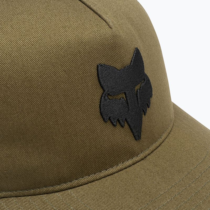 Czapka z daszkiem męska Fox Racing Fox Head Subframe Snapback olive green 4